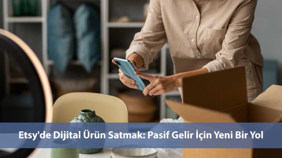 Etsy'de dijital ürün satmak, pasif gelir için yeni bir yoldur.