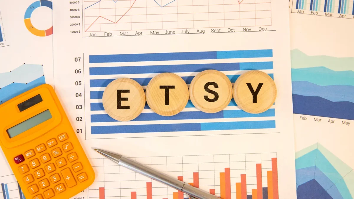 Etsy için SEO çalışmalarının önemini vurgulayan bir görsel.